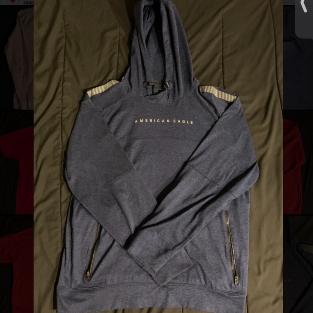Blue American Eagle Hoodie